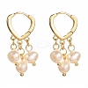 Natural Freshwater Pearl Hoop Earrings for Women EJEW-JE04630-02-1