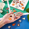 30Pcs 10 Styles Alloy Enamel Pendants ENAM-TA0003-48-7