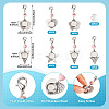 20Pcs 5 Styles 304 Stainless Steel Pendant Decoration HJEW-TA0001-28-3