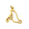 304 Stainless Steel Pendants STAS-R137-01G-A-1