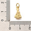 Rack Plating Brass Micro Pave Cubic Zirconia Charms KK-H508-30G-3