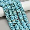 Dyed Natural Magnesite Beads Strands G-V003-01-1