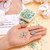 Opaque Glass Round Seed Beads GLAA-TAC0025-07A-03-5