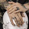 Brass Finger Rings for Men WGEA1A0-01-5