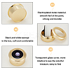 4Pcs Round Alloy Loose Diamond Storage Boxes CON-BC0008-09-4