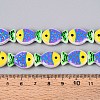 Dyed & Heated Glass Enamel Beads GLAA-T023-45M-5