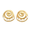 304 Stainless Steel Stud Earrings EJEW-R020-02G-02-4