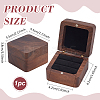 2-Slot Wooden Finger Ring Storage Boxes CON-WH0089-110B-2