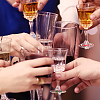 24Pcs 6 Styles Alloy Wine Glass Charms AJEW-AB00073-6