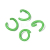Spray Painted Iron Open Jump Rings IFIN-T017-04B-12-1