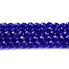 Transparent Glass Beads Strands X-GLAA-H021-04-09-2