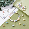   60Pcs 6 Colors  Opaque Resin Beads RESI-PH0001-61-4