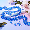 2 Strands Transparent Electroplate Glass Beads Strands EGLA-TA0001-74-5