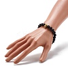 Natural Lava Rock Stretch Bracelet for Women Men BJEW-JB06831-4