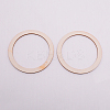 Unfinished Wood Linking Rings WOOD-WH0099-12F-2