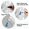 Stainless Steel Cutting Dies Stencils DIY-WH0238-151-4