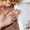 Nuggets Natural Red Jasper & Amethyst Pouch Pendant Decorations HJEW-WH20002-03B-3