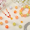 60Pcs 10 Styles Resin Rhinestone Beads RESI-PA0001-03-4