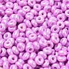 Baking Paint Luster Glass Seed Beads SEED-B001-04A-07-3