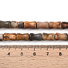 Natural Polychrome Jasper/Picasso Stone/Picasso Jasper Beads Strands G-T140-91-5