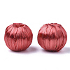 Handmade Raffia Woven Beads WOVE-Q077-20C-02-1