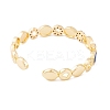 Brass Pave Cubic Zirconia Open Cuff Bangles for Women BJEW-S147-17G-A-3