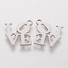 Tarnish Resistant 304 Stainless Steel Pendants STAS-Q201-T167-1