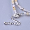Natural Rutilated Quartz Beaded Necklaces NJEW-K114-B-A10-3