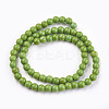 Synthetic Turquoise Beads Strands TURQ-G106-6mm-02B-2