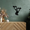 Laser Cut Basswood Wall Sculpture WOOD-WH0123-066-6