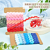 4 Cards 2 Styles  Polyester Wavy Fringe Trim Ribbon DIY-GF0009-48H-6