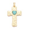 Alloy Pave Resin Big Pendants PALLOY-N179-72MG-1