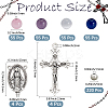 DIY Rosary Bead Necklaces Making Finding Kits DIY-SC0031-63-2