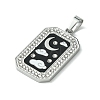 304 Stainless Steel Pendants STAS-C101-08P-05-2