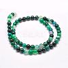 Natural Striped Agate/Banded Agate Bead Strands G-G962-8mm-05-2
