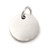 Non-Tarnish 304 Stainless Steel Charms STAS-G295-23P-2