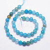 Natural Crackle Agate Bead Strands G-K166-07F-8mm-11A-3