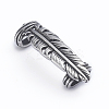 Retro 304 Stainless Steel Slide Charms/Slider Beads X-STAS-L243-009AS-1