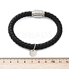 Braided Microfiber Leather Cord Bracelets BJEW-D304-13P-02-3