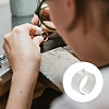 DIY Flat Round Charms Cuff Ring Making Kit DIY-DR0001-22P-6