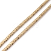 Electroplated Non-magnetic Synthetic Hematite Beads Strands G-G862-03H-1