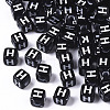 Opaque Acrylic Beads X-SACR-N002-01H-1