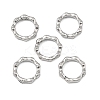 SHEGRACE Brass Spring Gate Ring XGRQ58042-757P-1