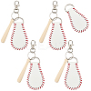 Baseball Theme DIY Luggage Tag Making Kits DIY-CL0002-24A-1