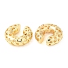 Brass Hollow Round Cuff Earrings EJEW-K251-07G-2
