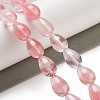 Cherry Quartz Glass Beads Strands G-B106-A01-02-2