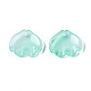 Transparent Spray Painted Glass Pendants GGLA-S054-014E-02-2
