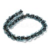 Handmade Dichroic Foil Glass Beads Strands DICH-U001-04E-2
