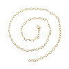 Brass Cable Chains Necklace for Women X-NJEW-P265-32G-3