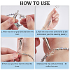 5Pcs 5 Styles Iron Alligator Clips AJEW-SC0002-29P-5
